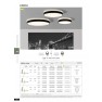 плафон P385140B Ceiling lamp/40cm LED 3000K White - Изображение 5