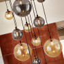 полилей 439015G DARK LAMP 14L BLACK-BRASS H500 - Изображение 3