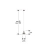 пендел 403313 SCARLETT - LAMP 1L SILVER - Изображение 4