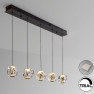 полилей 502535 ZARIA- LAMP 5L nero/oro/transp L96 dimmable - Изображение 1