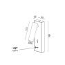 аплик 8987 WALL //READING  3W 3000K Cuero TYPE-C Cargado - Изображение 1