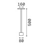 външна лампа TOFFEE PT D160 H050 ANTRACITE - Изображение 1