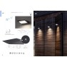 аплик, външна лампа ^7098 2.2W/3000K IP54 Grafito - Изображение 5