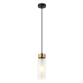 пендел 22137 PENDANT E14 SANDY BLACK-ANTIQUE BRASS