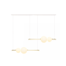 полилей 22235 PENDANT LED LIGHT 24W GOLD-OPAL GLASS