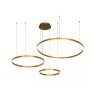 полилей 1956-D PENDANT LIGHT LED 126W 3000K BRUSHED GOLD D