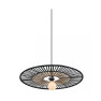 полилей 19104 PENDANT LAMP E27 MAX 40W BLACK BAMBOO
