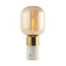 настолна лампа 20253 TABLE LAMP E27 MAX 25W METAL GLASS MARBLE BR