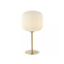 настолна лампа 20252 TABLE LAMP E27 MAX 25W METAL GLASS WHITE GOL