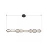 полилей 23066 PENDANT LED LIGHT 37W 3000K METAL-GLASS, BLA