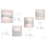 аплик 180026 WALL LIGHT GYPSUM 1*G9 - Изображение 3