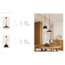 пендел 180085 PENDANT LAMP E27 MAX 40W BLACK - Изображение 3