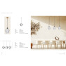 полилей 19242 PENDANT LIGHT 3XE27 MAX 40W CLEAR GLASS-BRAS - Изображение 3