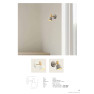 аплик 20218 WALL LAMP E14 MAX 25W IRON WHITE -GOLD - Изображение 1