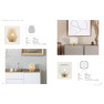 настолна лампа 20250 TABLE LAMP E27 MAX 25W GLASS TRANSPARENT BRA - Изображение 3