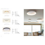 плафон 2040 CEILING LIGHT LED 32W 3000K ALUMINIUM BLACK - Изображение 2