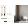 пендел 22002 PENDANT LIGHT E27 MAX 40W BLACK MATT CHROME - Изображение 3