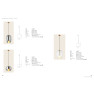пендел 22058 PENDANT LIGHT G9 MAX 7W SMOKED GLASS GOLD - Изображение 4