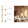 пендел 22167 PENDANT LAMP E27 MAX 20W NATURAL BRAIDED WHE - Изображение 4