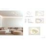 плафон 23093 CEILING LED LIGHT 36W 3000K METAL-ACRYLIC GO - Изображение 5