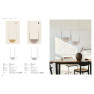 пендел 23167 PENDANT LED LIGHT 20W 3000K,4000K GOLD-CHAMP - Изображение 2