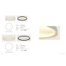 плафон 25199 CEILING LED LIGHT 56W 2700K-3200K-4000K DALI - Изображение 5