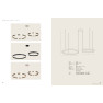 полилей 25372 PENDANT LED LIGHT UP-DOWN 118W 3000K BLACK A - Изображение 2
