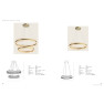 полилей 25412 PENDANT LED LIGHT 58W 3000K TRIAC BRUSHED GO - Изображение 2