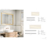 аплик 25457 WALL LED LIGHT 20W 3000K-4000K SANDY WHITE M - Изображение 3