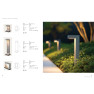 външна лампа E191 OUTDOOR PILLAR LED 8W CONCRETE - Изображение 2