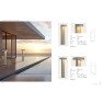 външна лампа E384 OUTDOOR FLOOR LIGHT LED 2X8W 3000K CONCRETE - Изображение 4