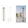 външна лампа E405 OUTDOOR LAMP POST LED 17W 3000K BLACK ALUMINI - Изображение 3