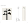 външна лампа E406 OUTDOOR LAMP POST LED 35W 3000K BLACK ALUMINI - Изображение 4