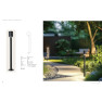 външна лампа E409 OUTDOOR FLOOR LED LIGHT 8W 3000K SANDY BLACK - Изображение 4