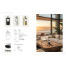 настолна лампа, външна лампа E484 OUTDOOR PORTABLE TABLE LAMP LED 2W 2700K TOUC - Изображение 2