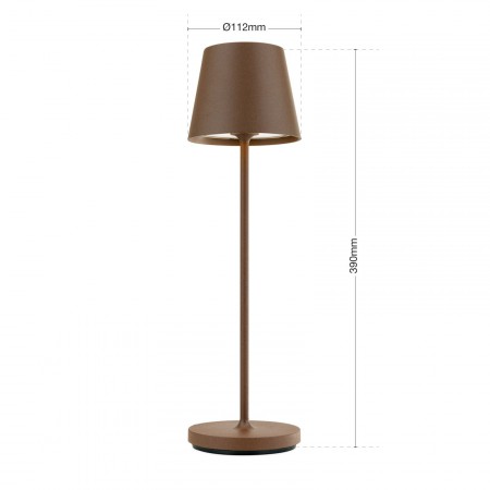 настолна лампа, външна лампа LA 4-1312 braun    (LED2W/150lm/3000K) - Изображение 6