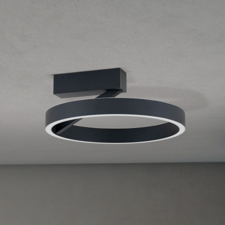 плафон DL 7-703/40 schwarz (LED40W/2500lm/3CCT) - Изображение 1