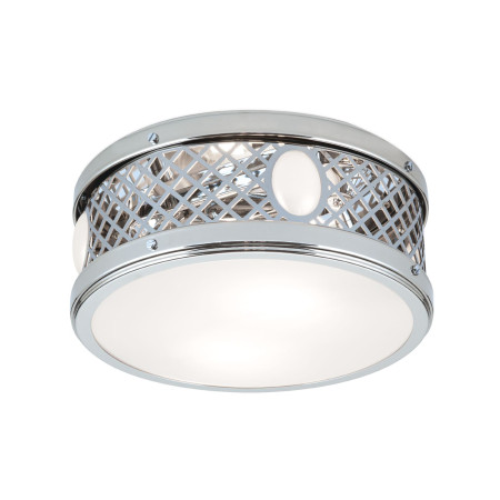 плафон, аплик NU 9-381/2/250 nickel/487 opal-glanzend