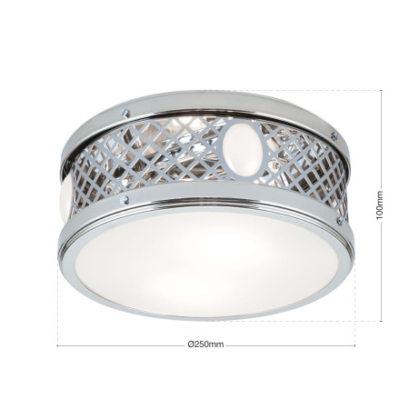 плафон, аплик NU 9-381/2/250 nickel/487 opal-glanzend - Изображение 6