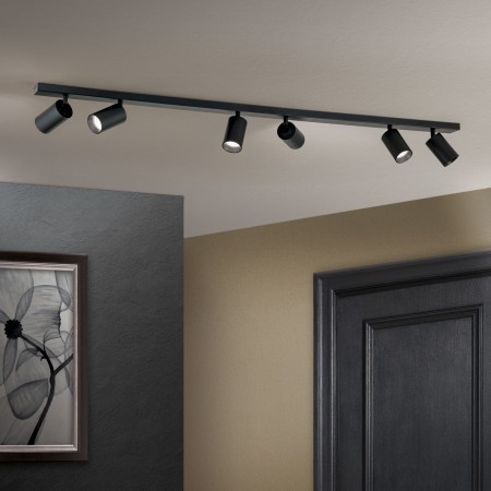 плафон, спот лампа Str 10-493/6 schwarz   (exkl6xGU10/13W) - Изображение 1