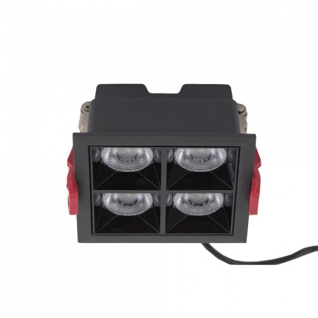 луничка / луна 10064  MIDI LED BLACK 16W 4000K RECESSED - Изображение 2