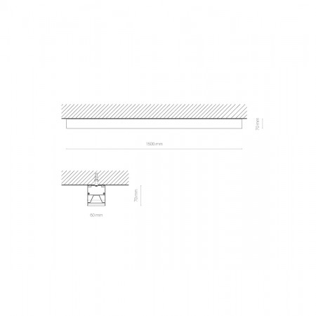 плафон 10214 .CL OFFICE PRO LED 150 BLACK 4000K IP20 - Изображение 2