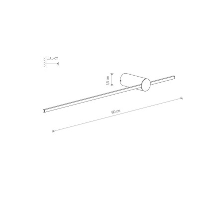 аплик 11592 SABER LED M WHITE 4000K - Изображение 5