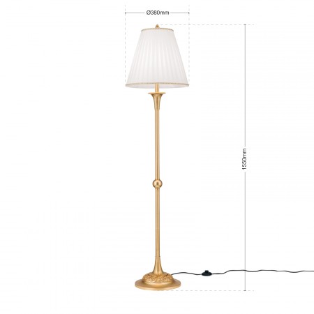 лампион / правостояща лампа Stl 12-1090/1 Antik-gold (1xE27)