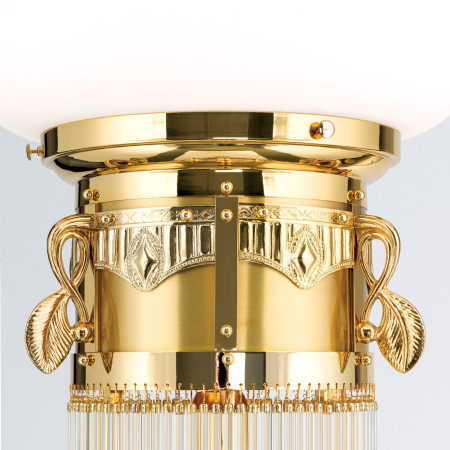 лампион / правостояща лампа Stl 12-1095/2 gold/337 opal sm (2xE27) - Изображение 4