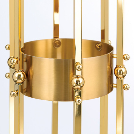 лампион / правостояща лампа Stl 12-1095/2 gold/337 opal sm (2xE27) - Изображение 3