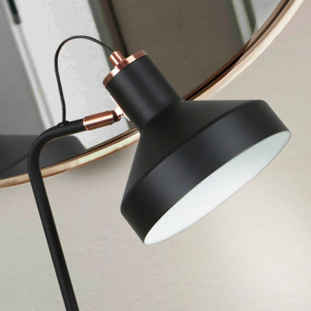 настолна лампа 12519 I3 - IRIAS - TABLE LAMP 1L.  BLACK-COPPER - Изображение 3