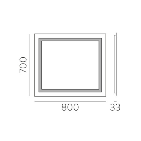 аплик A163000LB (16/300-1 LED 3000K IP44) - Изображение 4