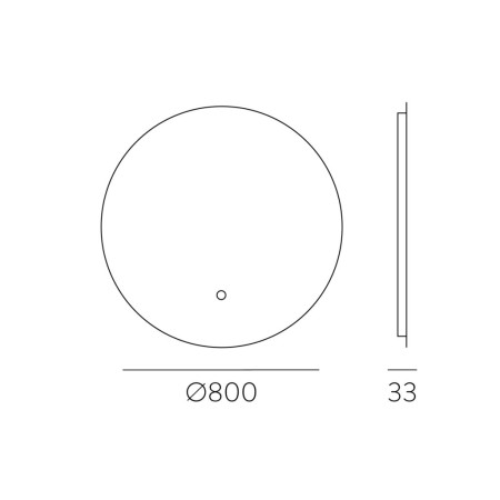 аплик A379920LB (Mirror/80cm LED 3000K) - Изображение 4