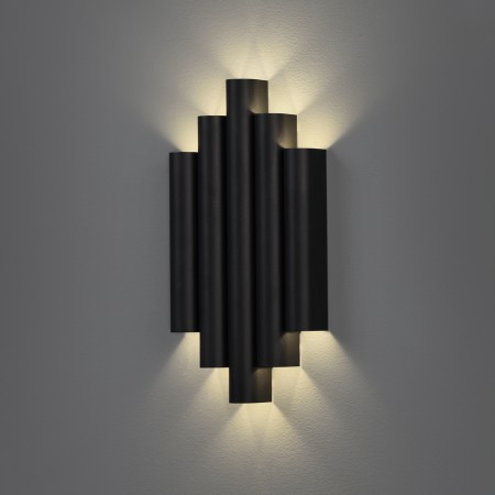 аплик A38140N (16/3814 10x2,1W/3000K Wall Textured Black - Изображение 1